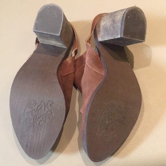 Naughty monkey distressed sued brown shoes 8.5 - Picture 3 of 4